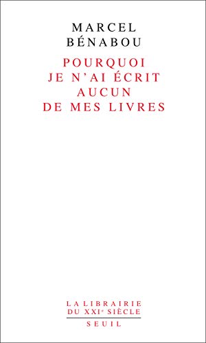 9782021023435: Pourquoi je n'ai crit aucun de mes livres