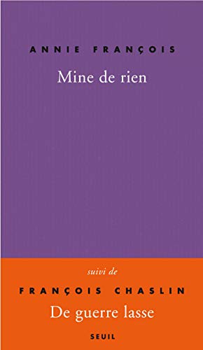 9782021075397: Mine de rien: Autobobographie