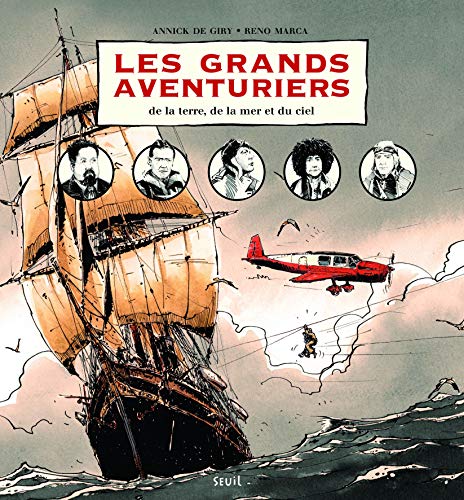 Beispielbild fr Les Grands Aventuriers. de la terre, de la mer et du ciel zum Verkauf von Ammareal