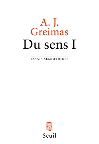 Stock image for Du sens I, tome 1: Essais s miotiques for sale by WorldofBooks