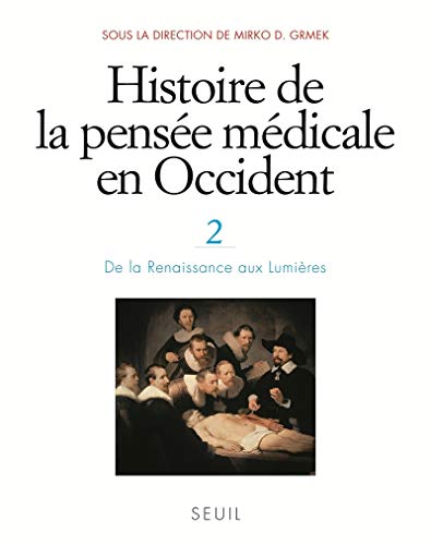 Beispielbild fr Histoire De La Pense Mdicale En Occident. Vol. 2. De La Renaissance Aux Lumires zum Verkauf von RECYCLIVRE