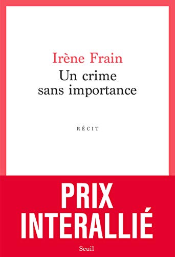 Stock image for Un crime sans importance: Roman for sale by WorldofBooks
