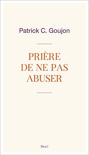 Stock image for Prire de ne pas abuser for sale by Ammareal