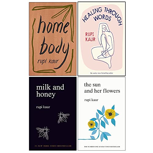9782030002308: Rupi Kaur Collection 4 Books Set (Home Body, Milk and Honey, The Sun and Her Flowers & Healing Through Words[Hardcover])