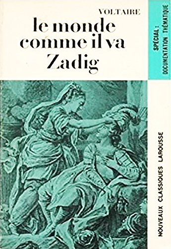 Stock image for Le monde comme il va zadig for sale by Librairie Th  la page