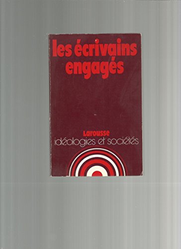 Beispielbild fr Les crivains engags zum Verkauf von LIBRAIRIE GIL-ARTGIL SARL