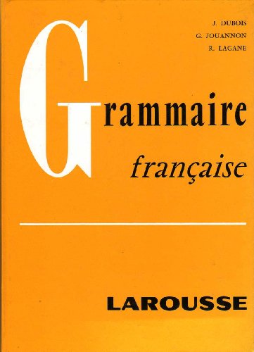 Beispielbild fr GRAMMAIRE FRANCAISE zum Verkauf von medimops