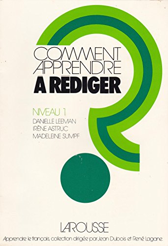 Imagen de archivo de Comment apprendre  rdiger ? a la venta por Ammareal