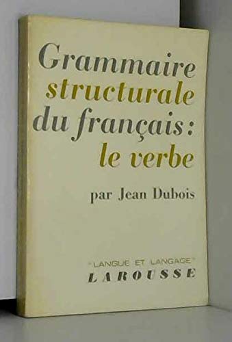9782030703052: Grammaire structurale du franais (Langue et langage)
