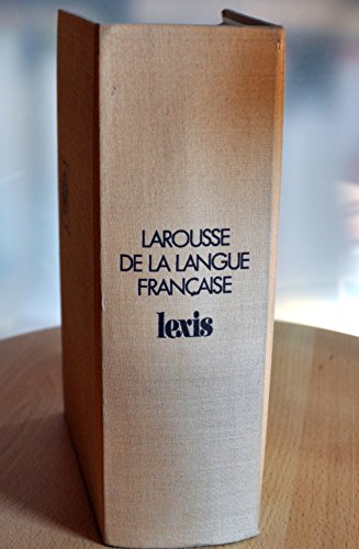 Stock image for Dictionnaire de la langue française-lexis for sale by AwesomeBooks