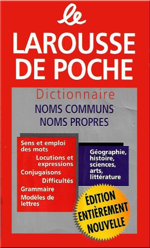 9782033202057: Le Larousse de poche: Dictionnaire noms communs, noms propre