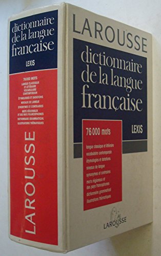 9782033202194: Dictionnaire De La Langue Francaise. Lexis