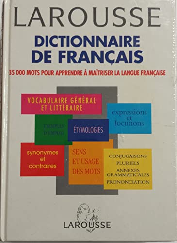 Stock image for Dictionnaire de Francais for sale by Better World Books Ltd