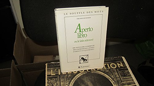 Stock image for Aperto libro ou le latin retrouve for sale by medimops