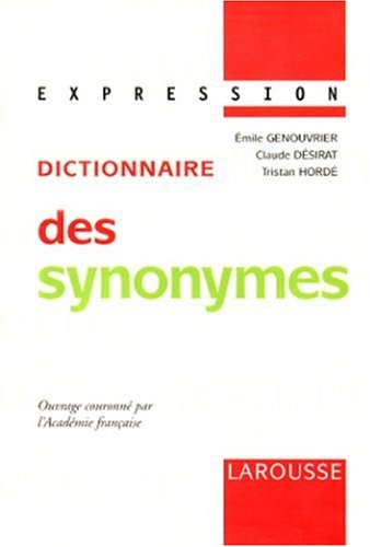Stock image for Dictionnaire des synonymes for sale by Ammareal