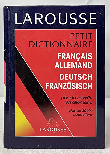 Petit dictionnaire français-allemand, allemand-français