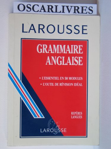 Stock image for Grammaire anglaise for sale by AwesomeBooks