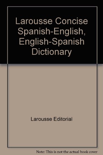 Beispielbild fr Larousse Diccionario Manual: Espanol-Ingles, Ingles-Espanol zum Verkauf von ThriftBooks-Atlanta