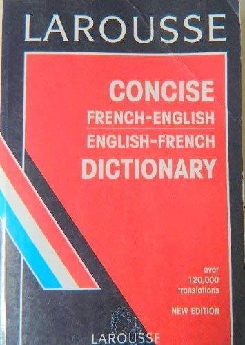 Beispielbild fr Larousse Concise French-English, English-French Dictionary zum Verkauf von Better World Books