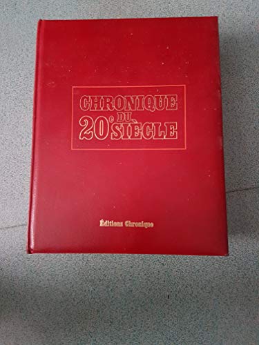 Stock image for Chronique du 20e sicle [1900-1984] for sale by Ammareal