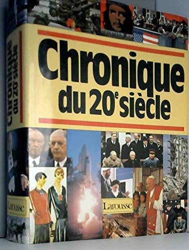 Stock image for Chronique du 20e sicle, [1900-1985] for sale by Ammareal