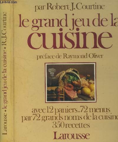 Stock image for Le Grand Jeu de la Cuisine avec 12 paniers, 72 menus par 72 grands noms de la cuisine ; 350 recettes for sale by Librairie Laumiere