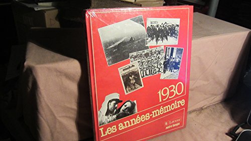 9782035191229: Les Annes Mmoire. 1930
