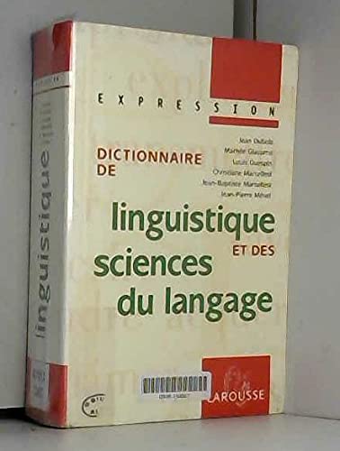 Beispielbild fr Dictionnaire de linguistique et des sciences du langage zum Verkauf von Ammareal