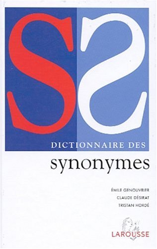 Stock image for Larousse Dictionnaire Synonyme for sale by AwesomeBooks
