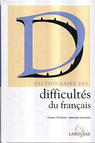 Imagen de archivo de Dictionnaire des difficults du franais a la venta por Ammareal