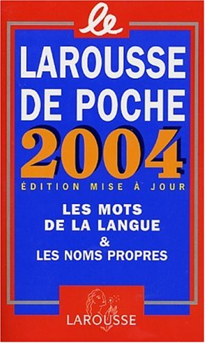 Beispielbild fr Larousse De Poche 2004 zum Verkauf von AwesomeBooks