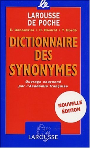 Imagen de archivo de Dictionnaire DES Synonymes Poche a la venta por AwesomeBooks