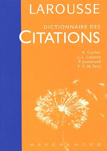 Imagen de archivo de Dictionnaire des citations franaises a la venta por Ammareal