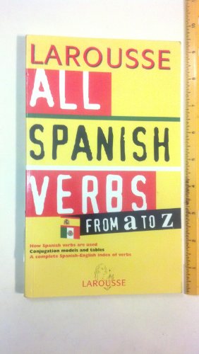 Stock image for All Spanish Verbs from A to Z (Spanish Edition) for sale by SecondSale