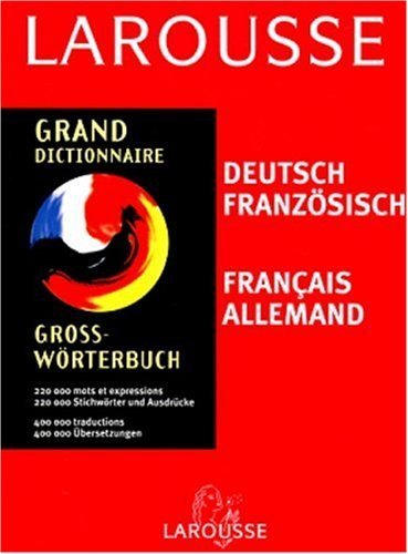 Stock image for Grand dictionnaire : Allemand/franais, franais/allemand for sale by medimops