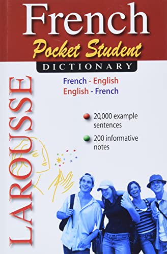 Imagen de archivo de Larousse Pocket Student Dictionary French-English/English-French a la venta por Better World Books