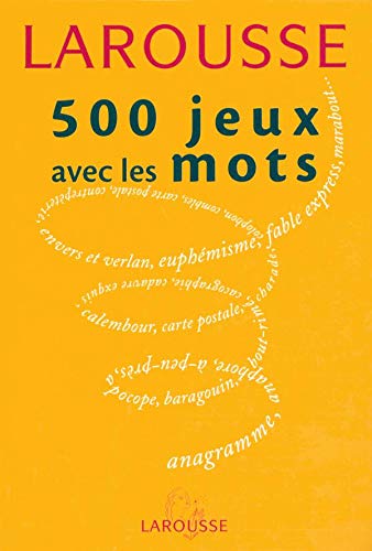 Stock image for 500 jeux avec les mots for sale by Ammareal