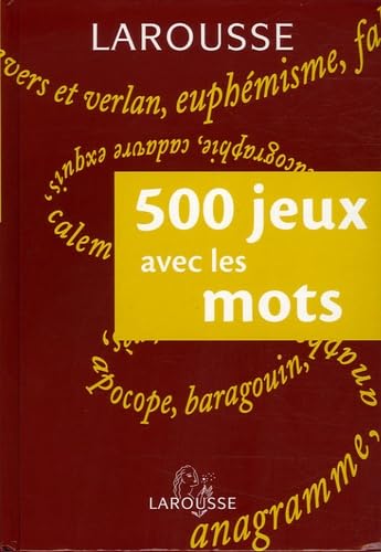 Beispielbild fr 500 Jeux avec les mots zum Verkauf von Ammareal