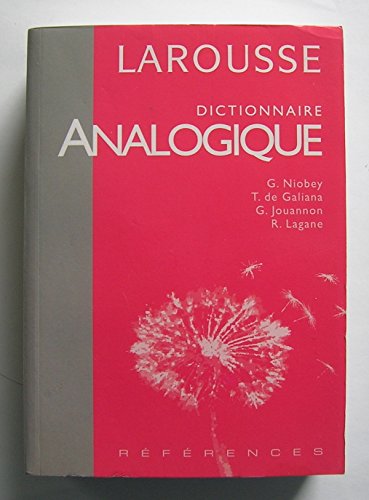 Dictionnaire analogique (9782035712400) by Thomas De Galiana; RenÃ© Lagane