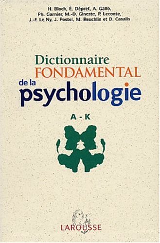 Dictionnaire Fondamental de la psychologie, Coffret 2 Volumes (9782035750808) by Casalis, Didier