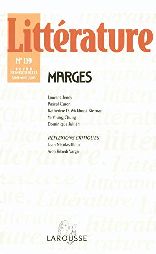 LittÃ©rature, NÂ° 139, Septembre 20 (French edition) (9782035770851) by Laurent Jenny