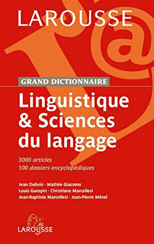 Beispielbild fr Dictionnaire de Linguistiue Coll Universit Np zum Verkauf von Ammareal