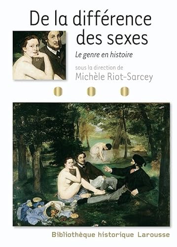 Beispielbild fr De la diffrence des sexes - Le genre en histoire zum Verkauf von medimops