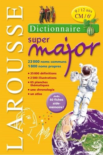 Beispielbild fr Larousse Super Major : Dictionnaire 9-12 Ans, Cm-6e zum Verkauf von RECYCLIVRE