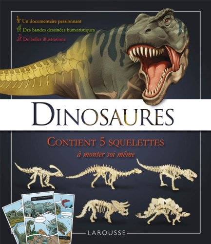 9782035856807: Les dinosaures: Contient 5 squelettes  monter soi-mme