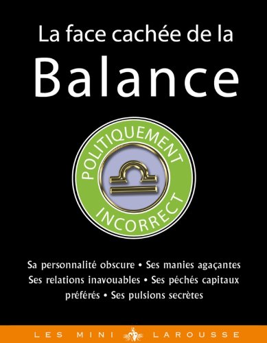 Stock image for La face cache de la Balance for sale by medimops