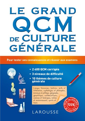 9782035889713: Le grand QCM de culture gnrale