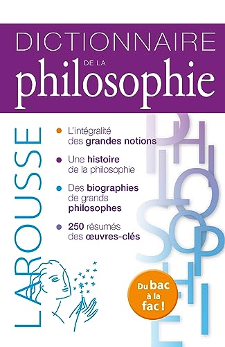 Beispielbild fr Larousse Dictionnaire de philosophie (French Edition) zum Verkauf von Gallix