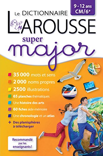 Beispielbild fr Le dictionnaire Larousse Super major 9/12 ans CM/6e (French Edition) zum Verkauf von GF Books, Inc.