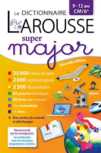 Beispielbild fr Larousse dictionnaire super major 9/12 ans zum Verkauf von medimops